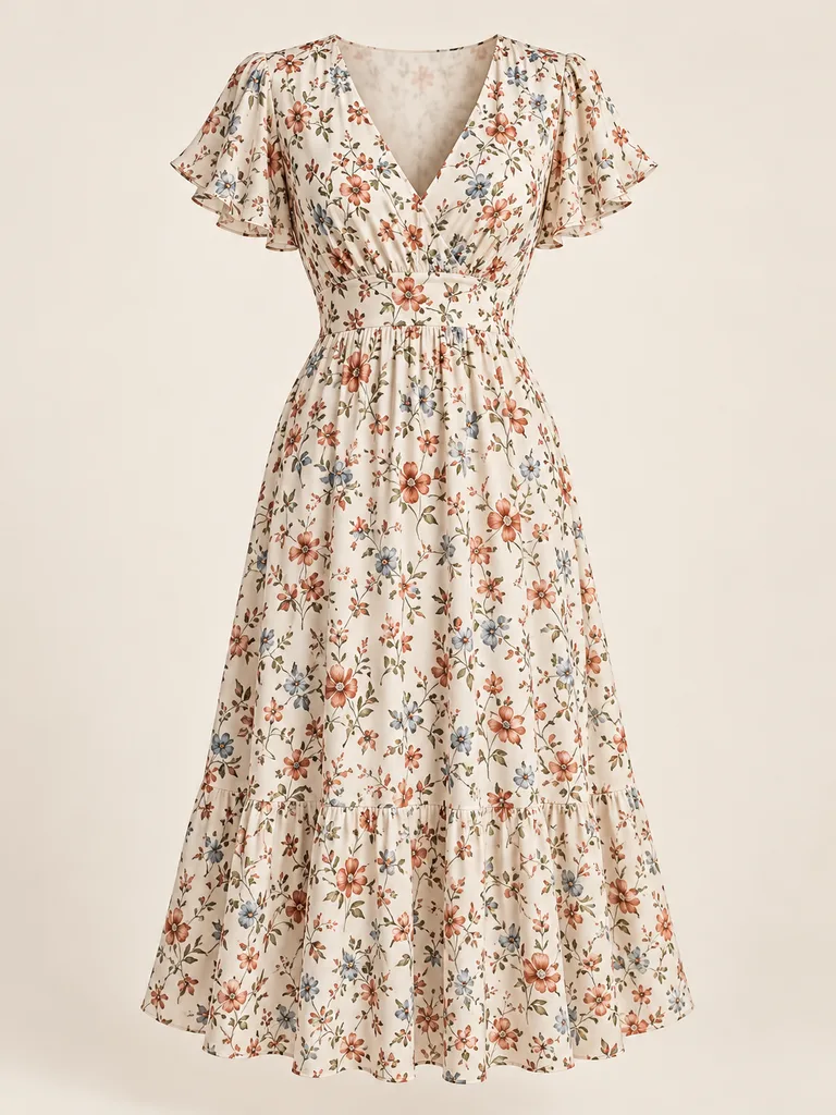 Vestido floreado